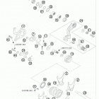200 XC ENGINE Механизм переключения
