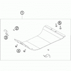 450 SX-F USA CHASSIS Зажита двигателя