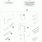 990 ADVENTURE CHASSIS ORG Accessories kit                990