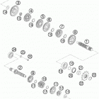 65 SX ENGINE Трансмиссия