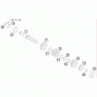 85 SX ENGINE Трансмиссия-ведомый вал