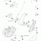 505 XC-F ENGINE Система зажигания