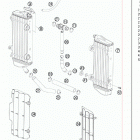 250 XC ENGINE Система охлаждения