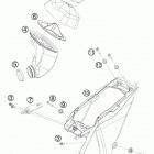 65 SX CHASSIS Воздушный фильтр