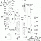 105 SX USA CHASSIS Амортизатор