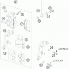 950 SUPER ENDURO R USA CHASSIS Передний тормозной суппорт