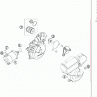 250 XC ENGINE Электрический стартер