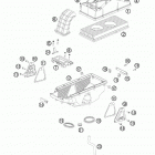 990 ADVENTURE CHASSIS ORG Air filter                990 adven