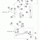 690 DUKE CHASSIS ORG Тормозной цилиндр задний
