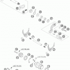 450 SX-F ENGINE Механизм переключения