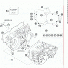 250 XC ENGINE Картер двигателя