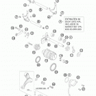 990 ADVENTURE USA ENGINE Механизм переключения