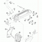 690 DUKE CHASSIS BLK Глушитель