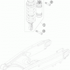 950 SUPER ENDURO R USA CHASSIS Амортизатор