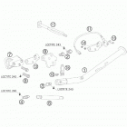 950 SUPER ENDURO R USA CHASSIS Подножки