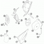 105 XC 19/16 USA CHASSIS Фильтр воздушный