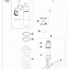 690 DUKE CHASSIS ORG Амортизатор