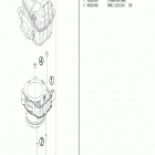 530 EXC USA ENGINE Цилиндр
