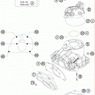 150 SX ENGINE Цилиндр,головка цилиндров