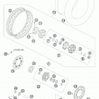 990 ADVENTURE CHASSIS Заднее колесо