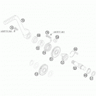 85 SX ENGINE Кик стартер