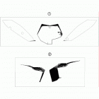 450 XC-F USA CHASSIS Наклейки