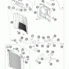 950 SUPER ENDURO R US 2008 ENGINE Система охлаждения