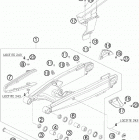 990 ADVENTURE CHASSIS ORG Swing arm                990 advent