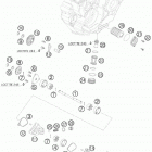 505 XC-F ENGINE Масляная система