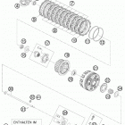 990 ADVENTURE  ENGINE Сцепление
