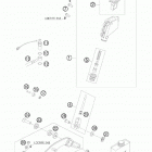 990 ADVENTURE CHASSIS ORG Rear brake control                9