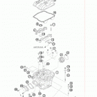 450 XC-F ENGINE Головка цилиндра