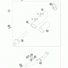 250 SX-F USA CHASSIS Глушитель