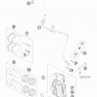 690 DUKE CHASSIS ORG Тормозной суппорт передний