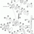 250 XC-F ENGINE Газо-распределительный механизм