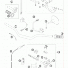 990 ADVENTURE CHASSIS WHT Руль