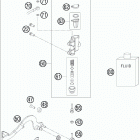50 SX Mini Chassis Тормозной цилиндр задний