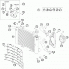 690 LC4 DUKE USA ENGINE Система охлаждения