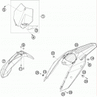 505 SX-F Обтекатель , крылья