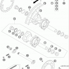 85 SX 19/16 CHASSIS Заднее колесо