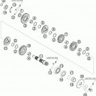 505 SX-F Трансмиссия 2-контрпривод