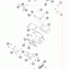 990 ADVENTURE S USA CHASSIS Battery box