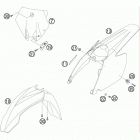 85 SX 19/16 CHASSIS Обтекатель , крылья