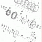 450 EXC-R USA ENGINE Сцепление