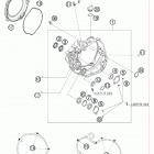 450 SMR ENGINE Кожух сцепления