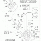990 SUPERDUKE USA ENGINE Головка цилиндра передняя