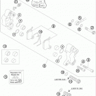 50 SX JUNIOR USA Передний тормозной суппорт