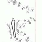 450 EXC-R USA ENGINE Газо-распределительный механизм