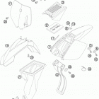 50 SX Обтекатель , крылья