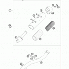 250 XCF-W USA CHASSIS Глушитель